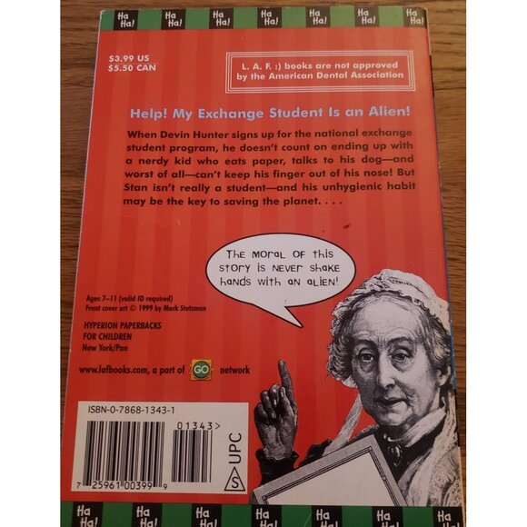 Nose Pickers From Outer Space By Gordon Korman 1999 Paperback Book - Picture 2 of 7